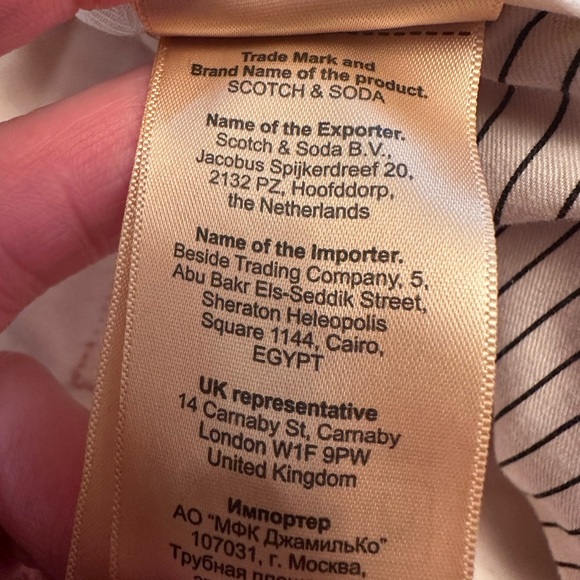 Scotch & Soda Men’s Stuart Straight Chino Pants Coral Color Size 33x29 Preppy - Picture 12 of 16